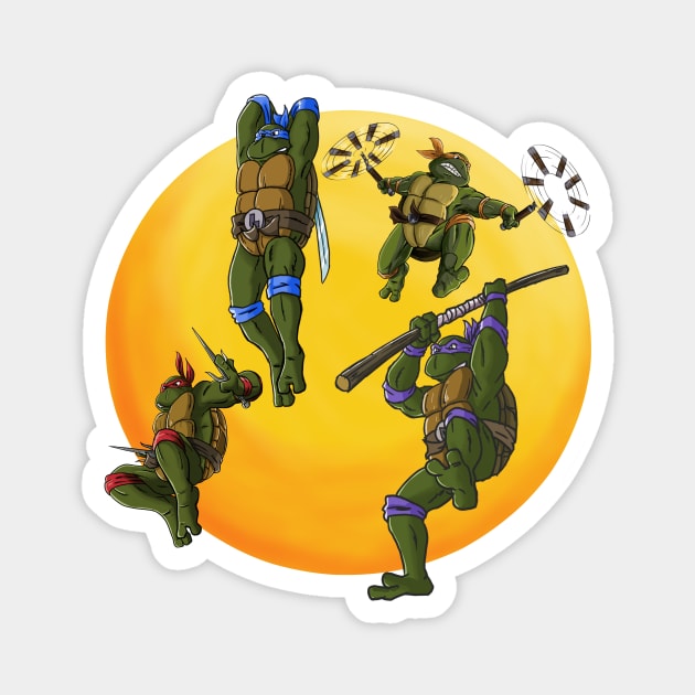 TMNT Jump Attack Magnet by tabslabred