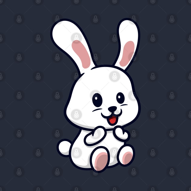 Cute Bunny Cartoon by garistipis