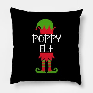 Poppy Elf Matching Family Group Christmas Funny Pillow