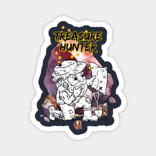 Treasure Hunter DnD fantasy character Magnet