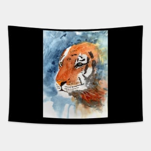 Tiger Power Portrait Tapestry