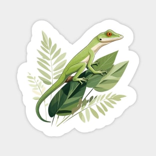 Green Anole Magnet