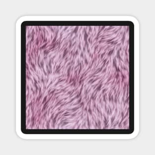 Rose Pink Fur Design Magnet