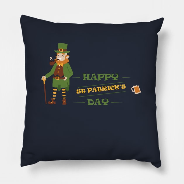 st patrick day's Pillow by Ticus7