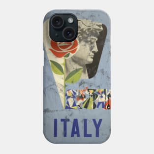 Italy Vintage Distressed Travel Poster Phone Case