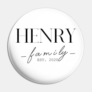 Henry Family EST. 2020, Surname, Henry Pin