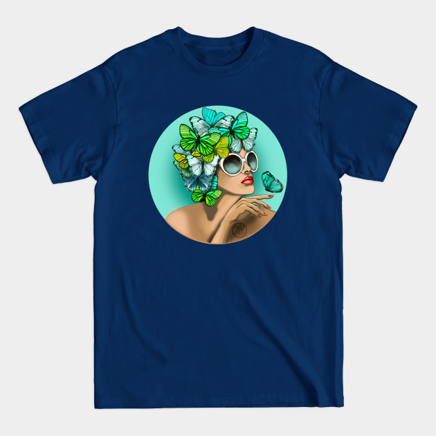 Discover Retro Butterfly Swimmer - 1950s - T-Shirt