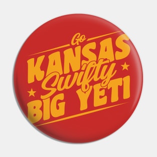 Go Kansas Swifty Big Yeti Pin