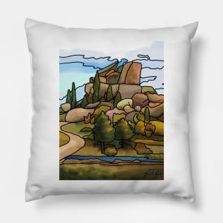 Turtle Rock, Vedauwoo Wyoming Pillow