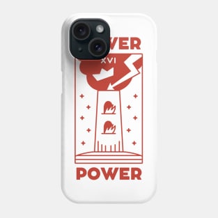 Tower Power Tarot Card Phone Case