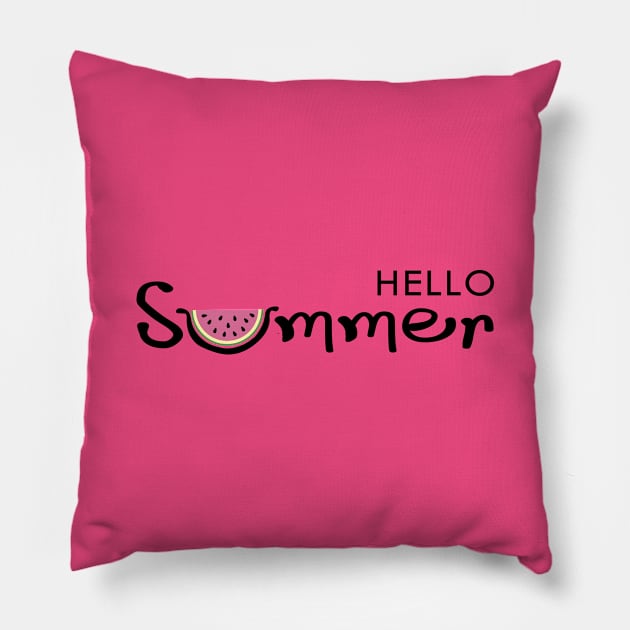 Hello summer Pillow by AliJun