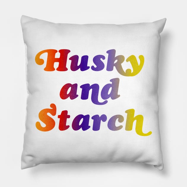 Husky and Starch - The Benny Hill Show Sketch Pillow by darklordpug