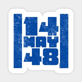 14 May 48 Israel Flag - Independence Day Magnet