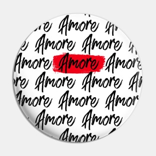 Amore Print Pin