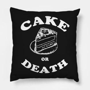 Cake or Death Pillow