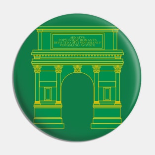 Arch of Titus (green) Pin