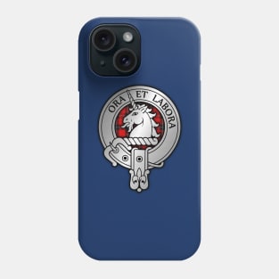 Clan Ramsay Crest & Tartan Phone Case