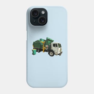 GREEN TRASH TRUCK Phone Case