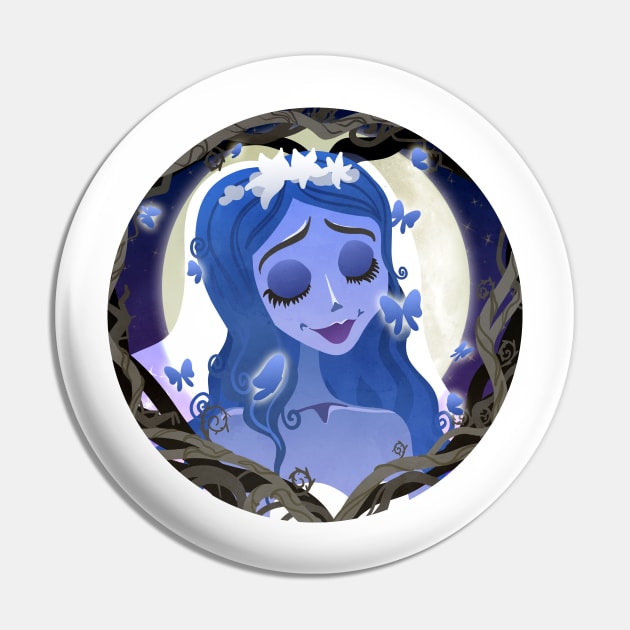 Corpse Bride Emily Pin by enchantedrealm