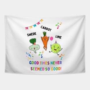 Swede Carrot Lime Tapestry