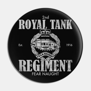 2nd Royal Tank Regiment (Distressed) Pin