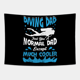 Scuba Diving Dad Diver Father Instructor Gift Tapestry