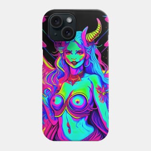 "Vintage Psychedelia: Unique, Colorful, and Mesmerizing Designs" Phone Case