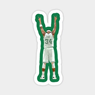 Paul Pierce Celebration Low Poly Magnet