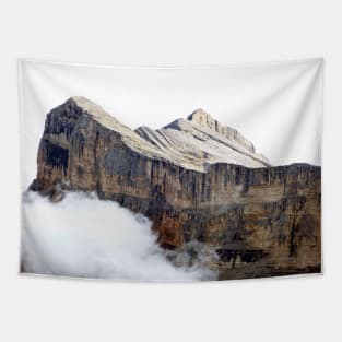 Rock Face White Cloud Sky Tapestry