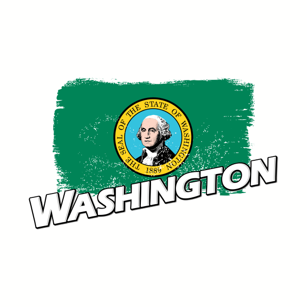 Washington flag by PVVD