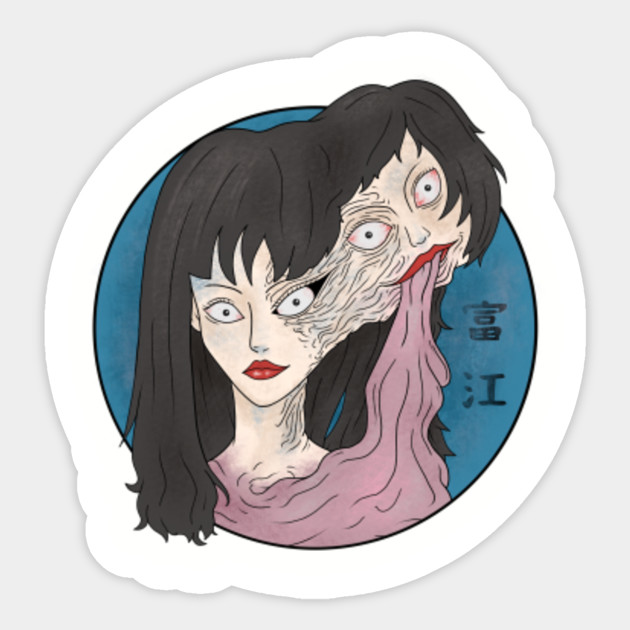Junji Ito Tomie Anime And Manga Sticker Teepublic