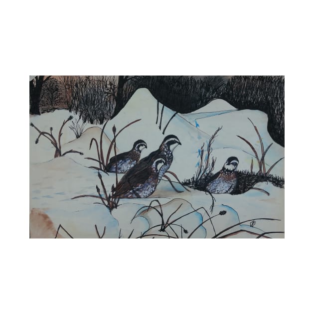 Quail Reunion by Matt Starr Fine Art