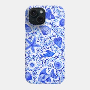 Blue Fishes Phone Case