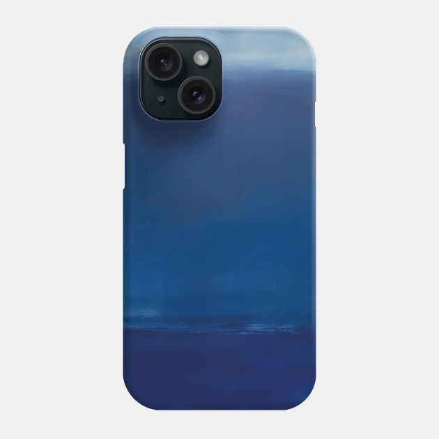 Blue Modern Abstract Phone Case by Trippycollage