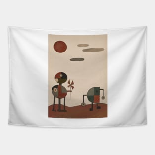 desert robot Tapestry