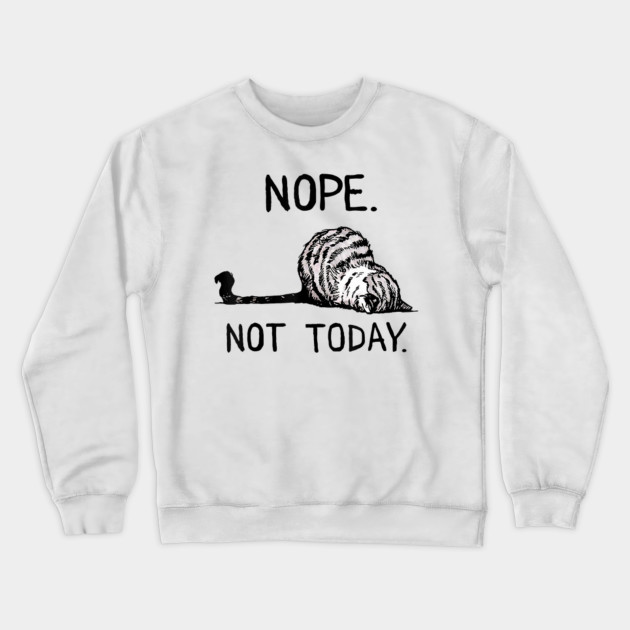 Nope Not Today Cat Cute Gift Shirt For Cat Lovers Nope Not Today