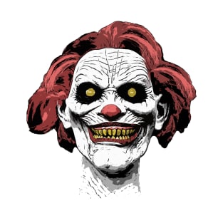 Scary clown horror cartoon T-Shirt
