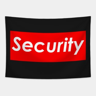 Security (Red) Tapestry