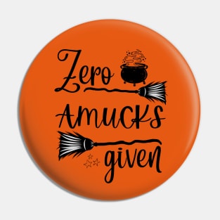 Amuck Hocus Pocus Halloween Pin