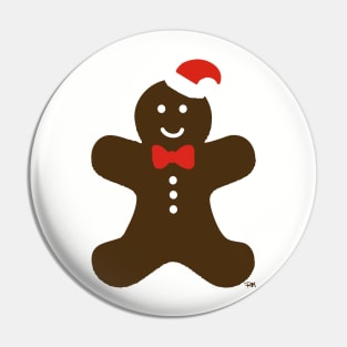 Santa Gingerbread Man Pin