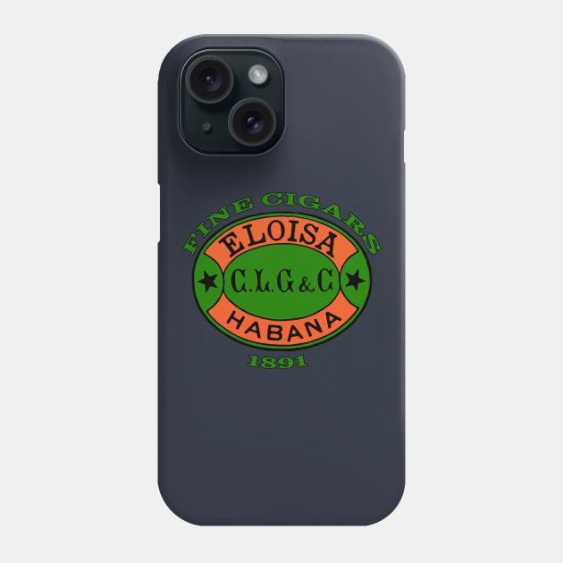 Historic Cigar label by L Arenal Phone Case by MultistorieDog