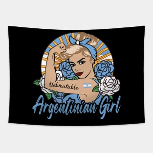 Argentinian Girl Tapestry