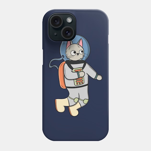 Catstronaut Phone Case by krimons