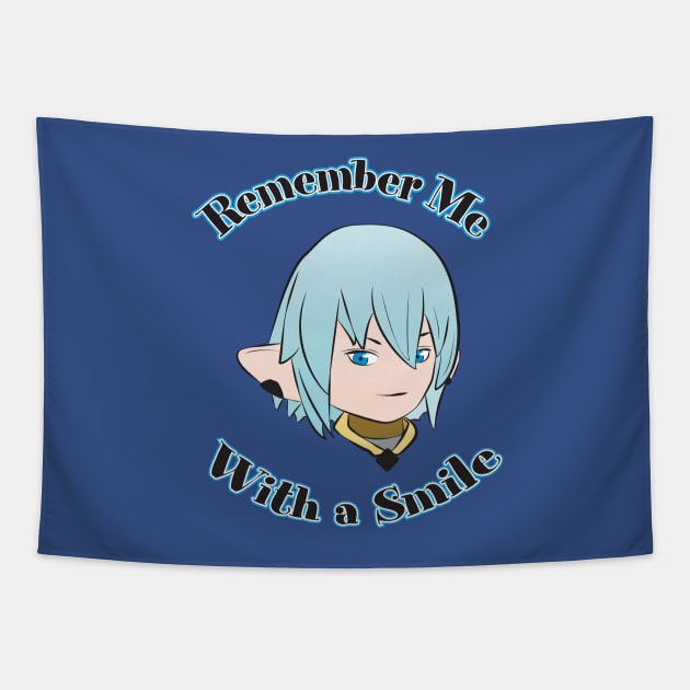 Smile- In Memorium Lord Haurchefant Tapestry by TionneDawnstar
