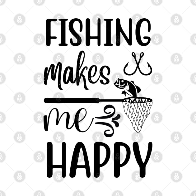 Less Talk More Fishing - Gift For Fishing Lovers, Fisherman - Black And White Simple Font by Famgift