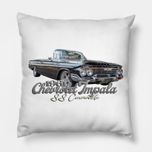 1961 Chevrolet Impala SS Convertible Pillow