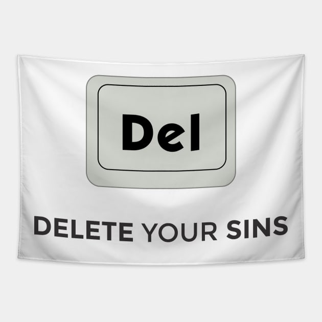 Islam - Delete Your Sins Tapestry by ahmadzakiramadhan