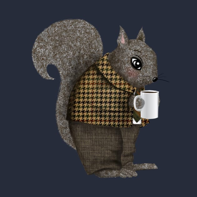 An Early Morning For Mister Squirrel by LittleBunnySunshine