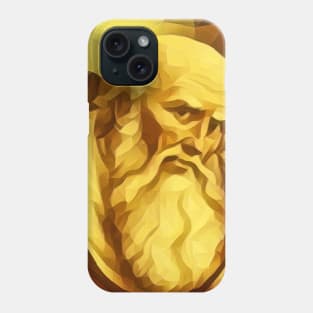 St. Jerome Golden Portrait | St. Jerome Artwork 9 Phone Case