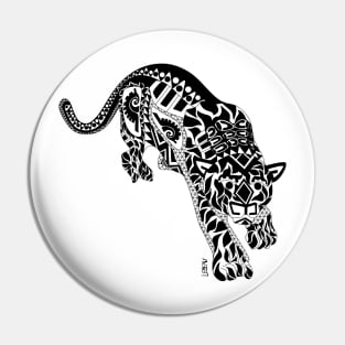 tigre tiger ecopop in totonac mexican patterns Pin